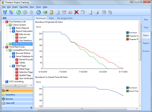 Detailed time, expense and project tracker